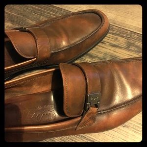 salvatore ferragamo size 9 moccasin in brown